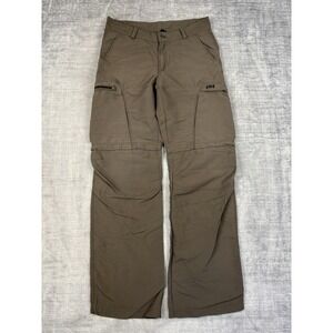Helly Hansen Pants Mens 32 Brown Outdoors Utility Cargo Convertibles Stretch
